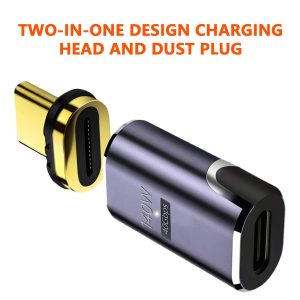 Magnetic Type-C Adapter Usb C Converter Supports Pd 140w Fast Charging