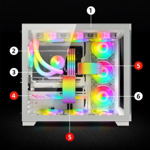 Al200 Flexible Light Bar Argb Neon Line Computer Motherboard Graphics Card