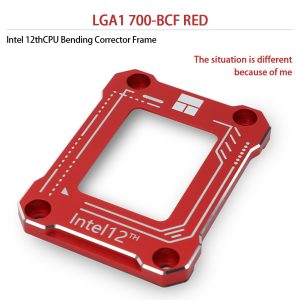 Lga17xx-bcf Bracket 12th Generation 1700 Anti-bending Buckle Cpu Bending Correction Fixing Buckle Aluminum Alloy gray