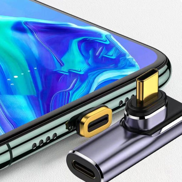 Magnetic Type-C Adapter Usb C Converter Supports Pd 140w Fast Charging