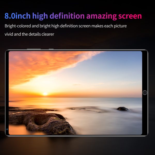8 inch MTK6592 Octa-core Smart Tablet 1GB RAM 16GB ROM Ips HD Display 3000mAh Ultra-thin Android Tablet Black US plug