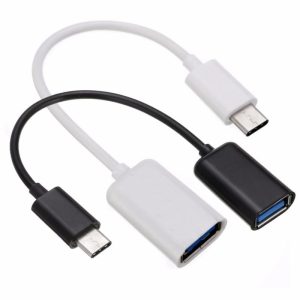Type-C To OTG Adapter Cable Mouse Keyboard OTG Adapter Usb Adapter Converters White