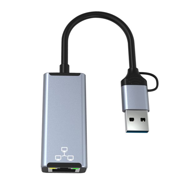 USB C USB A To Ethernet Adapter 100 Mbps High-speed Type C