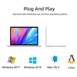 4-port Usb 3.0 Hub Data Usb Splitter Laptop Adapter for Windows 10/8/7 Vista