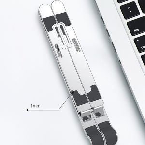 Laptop Stand Aluminum Alloy Computer Laptops Monitor Desktop Mount Portable Folding Laptop Holder Support D103 full silicone