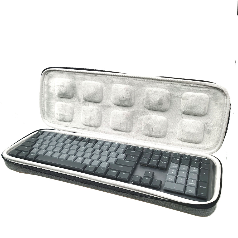 Hard Shell Carrying Case Shockproof Dustproof Bag Compatible For Logitech Mx Mechanical /mx Mechanical Mini Keyboard grey mx mechanical mini