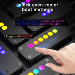 Desktop Computer Power Button Touch Sliding Switch Power LED Control Switches