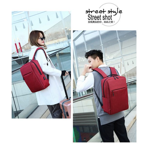 15.6 Inch Men Women Waterproof Laptop  Backpack Multifunctional Large Capacity Usb Charging Case Laptop Bag For Work Travel black