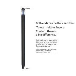 Stylus Pen Both Ends Workable Capacitive Pens Digital Stylish Pen Pencil For Most Capacitive Touch Screens pink
