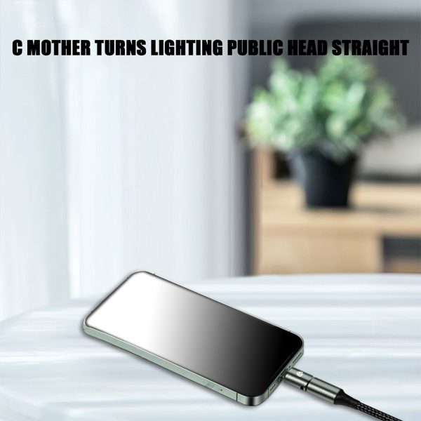 Pd 20w Fast Charging Mobile Phone Adapter Type-c Female To Lighting Male Converter Data Transmission Connector Compatible For Iphone C female to lighting male